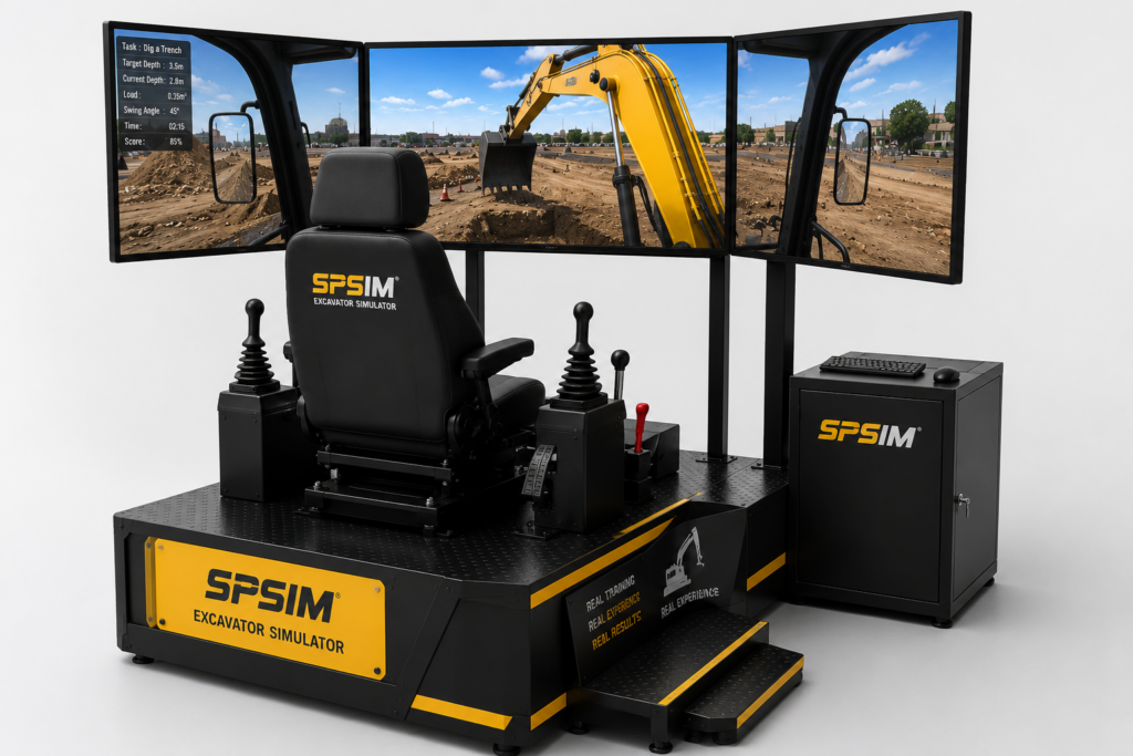 excavator simulator machine